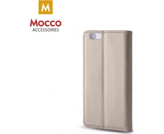 Mocco Smart Magnet Book Case Grāmatveida Maks Telefonam Sony Xperia XA2 Zeltains