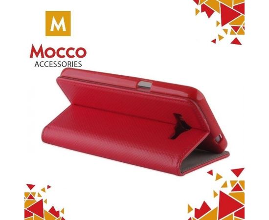 Mocco Smart Magnet Book Case Grāmatveida Maks Sony F8331 Xperia XZ Sarkans