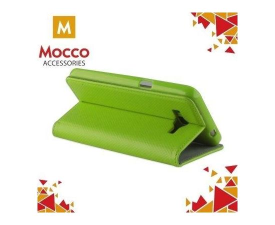Mocco Smart Magnet Book Case Grāmatveida Maks Telefonam LG Q6 M700N Zaļš
