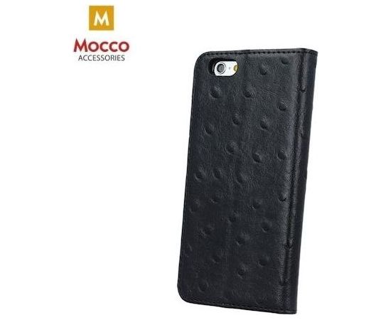 Mocco Smart Dots Book Case Grāmatveida Maks Telefonam Apple iPhone X Melns