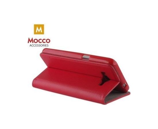 Mocco Smart Magnet Book Case Grāmatveida Maks Telefonam Nokia 8 Sarkans
