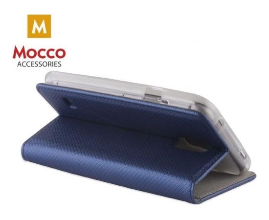 Mocco Smart Magnet Book Case Grāmatveida Maks Telefonam Huawei Honor 5X Zils