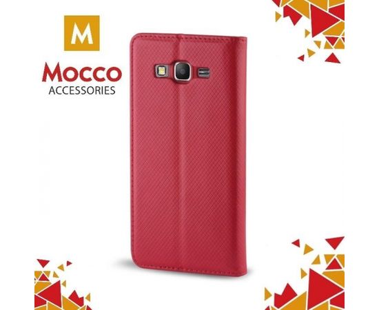 Mocco Smart Magnet Book Case Grāmatveida Maks Telefonam Sony Xperia XA1 Sarkans