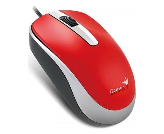 Genius optical wired mouse DX-120, Red