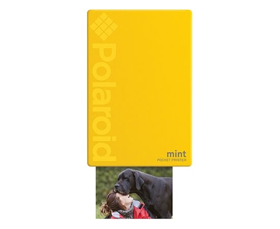 Polaroid POLMP02R Mint Pocket printer ZINK Zero-Ink Full Colour Printing Technology, Yellow