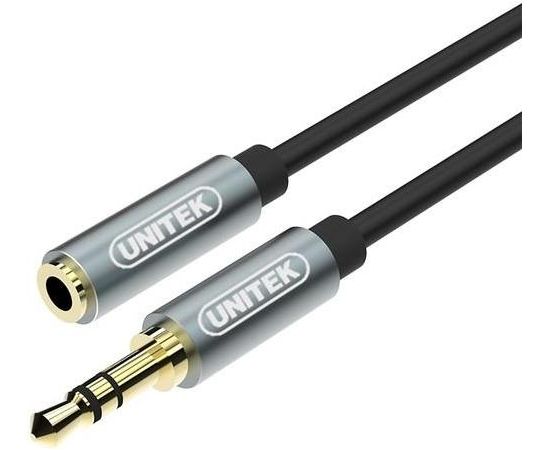 Unitek Cable miniJack 3,5mm (M) - 3,5mm (F); Y-C932ABK