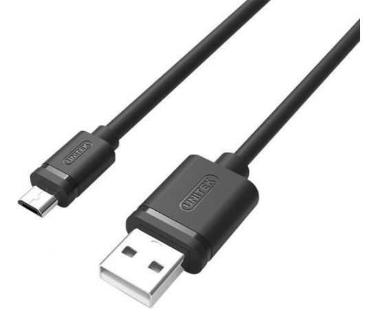 Unitek cable USB 2.0; microUSB-USB, 1,0m; Y-C451GBK