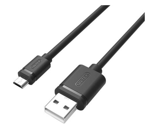 Unitek USB Cable USB 2.0-micro USB M/M, 2,0m; Y-C455GBK