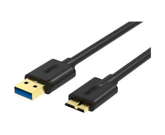 Unitek cable USB 3.0. microUSB-USB, 1,0m; Y-C461BBK