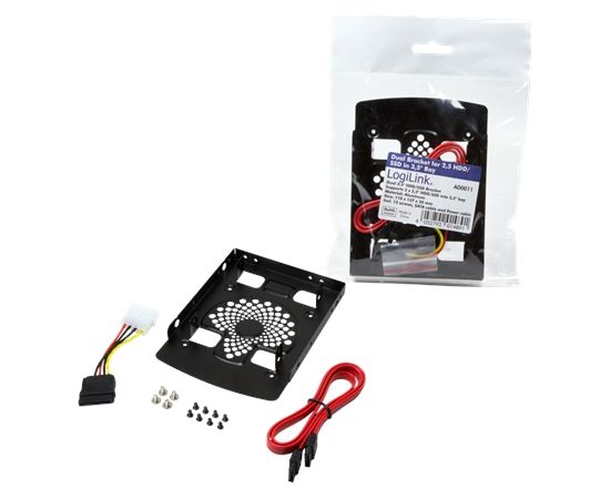 Logilink Harddisk Mounting Bracket, 2x 2.5" to 3.5" Adapteri