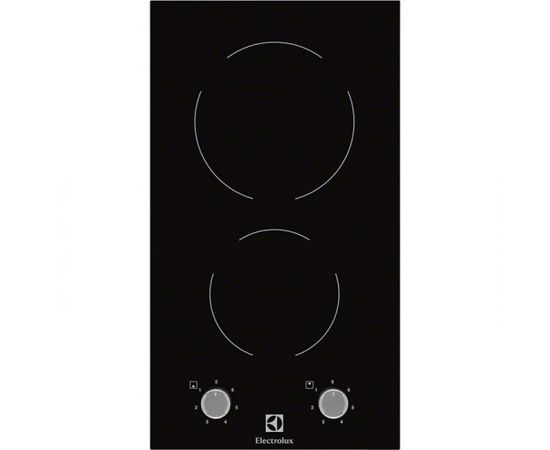 Electrolux EHF3920BOK Встроенный Kерамический Черный, Нержавеющая сталь