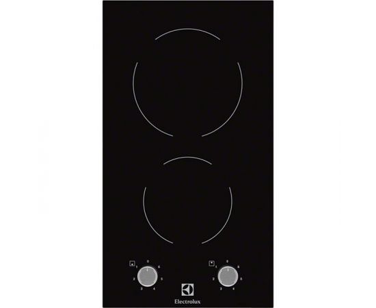 ELECTROLUX EHF3920BOK elektriskā keramiskā virsma (iebūv., 2 riņķi)