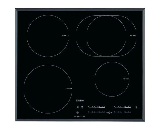 AEG HK6542H1FB 60cm indukcijas plīts virsma Iebūvējama virsma - Indukcijas