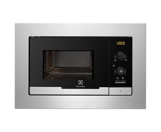 Electrolux EMS20107OX Встроенный 20л 800Вт Черный, Нержавеющая сталь микроволновая печь