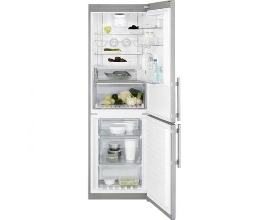 Electrolux EN3486MOX Отдельностоящий 220л 92л A++ Нержавеющая сталь холодильник с морозильной камерой
