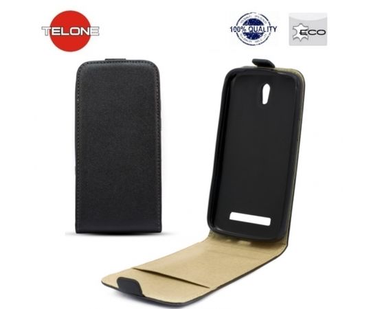 Telone Shine Pocket Slim Flip Case Microsoft 535 Lumia вертикальный Чехол-книжка Черный