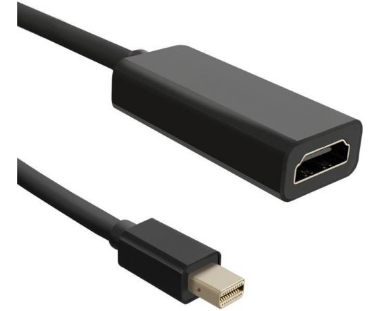 Qoltec Adapter Mini DP M / HDMI AF 1080p | 0,2m