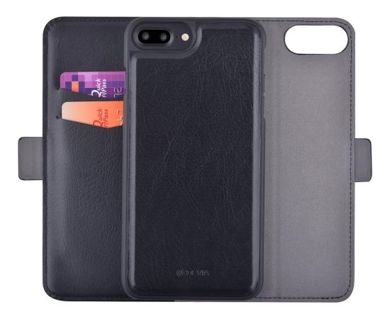 Devia Magic 2 in 1 Case Ādas Grāmatveida Maks Telefonam Apple iPhone X / XS Melns