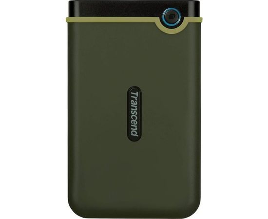 Transcend Slim StoreJet 2.5'' 25M3, 2 TB, Portable HDD, Military green