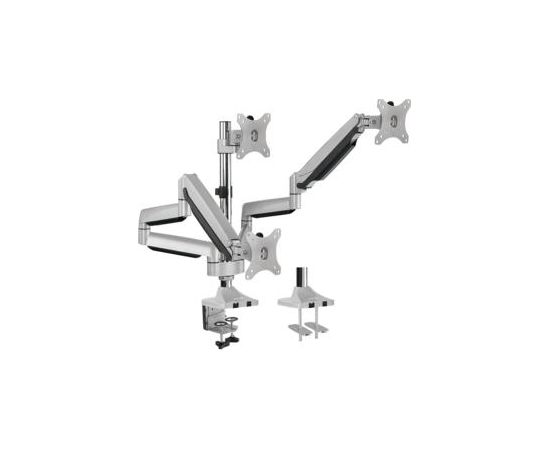 LOGILINK - Triple alumium monitor desk mount,13-27'', max. 7 kg