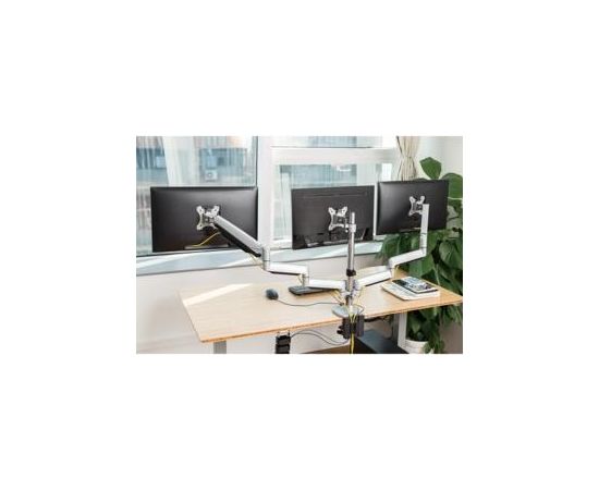 LOGILINK - Triple alumium monitor desk mount,13-27'', max. 7 kg