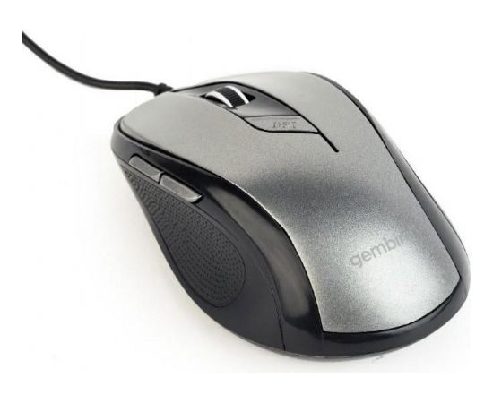 MOUSE USB OPTICAL BLACK/GREY/MUS-6B-01-BG GEMBIRD