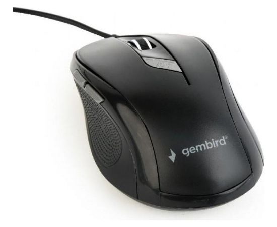 Datortehnika :: perifērija :: Peles, ievadierīces :: Peles, ievadierīces GEMBIRD :: MOUSE USB OPTICAL/BLACK MUS-6B-01 GEMBIRD - 707.lv interneta veikals