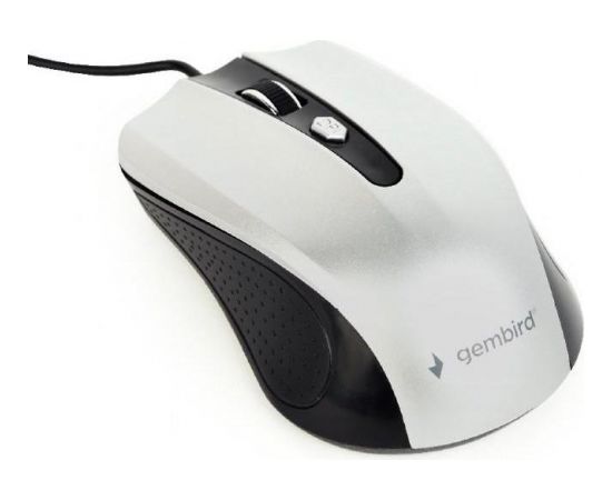 MOUSE USB OPTICAL BLACK/SILVER/MUS-4B-01-BS GEMBIRD