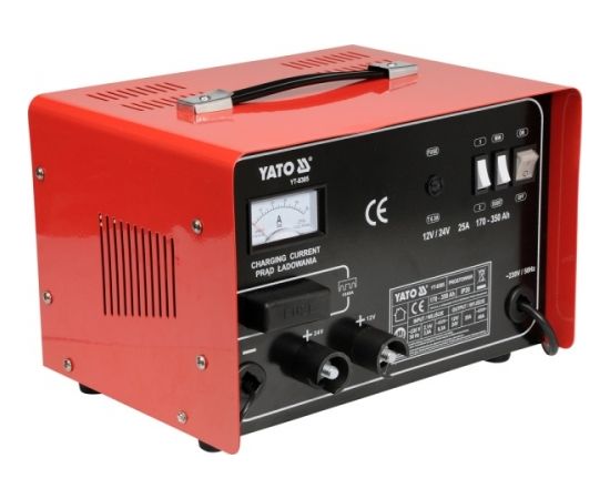 Yato Akumulatoru lādētājs 12/24V 25A 350Ah 30A (YT-8305)