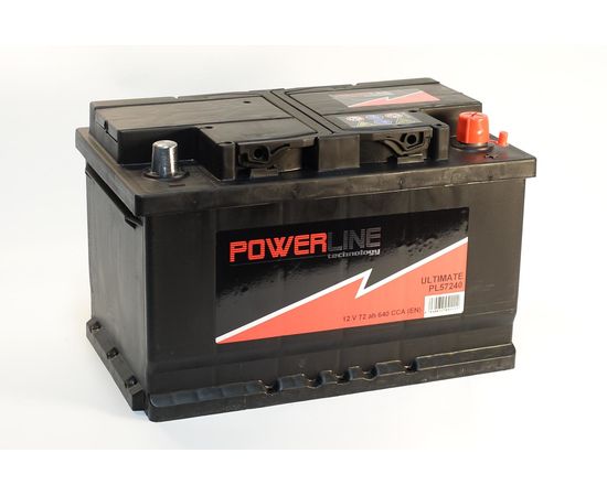 Akumulators Powerline PL57240 72Ah 640A