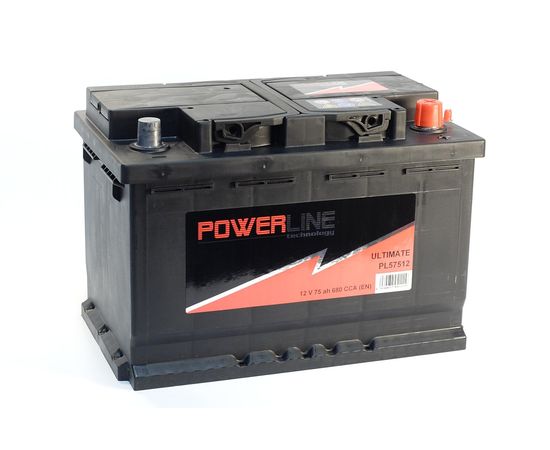 Akumulators Powerline PL57512 75Ah 680A