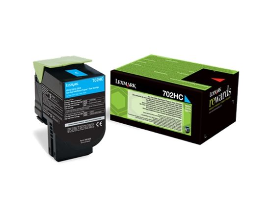 Lexmark Return Program 70C2HC0  Toner Cartridge, Cyan