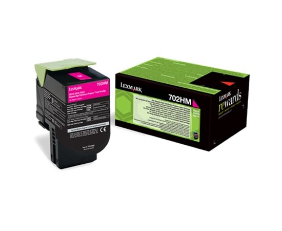 Lexmark Return Program 70C2HM0  Toner Cartridge, Magenta