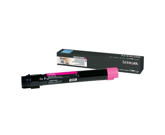 Lexmark X950X2MG Cartridge, Magenta, 22000 pages