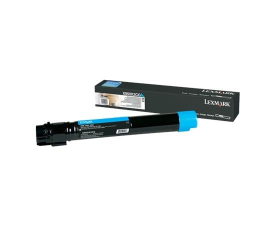 Lexmark X950X2CG Cartridge, Cyan, 22000 pages
