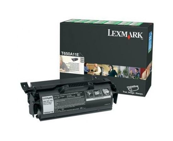 Lexmark T650A11E Cartridge, Black, 7000 pages