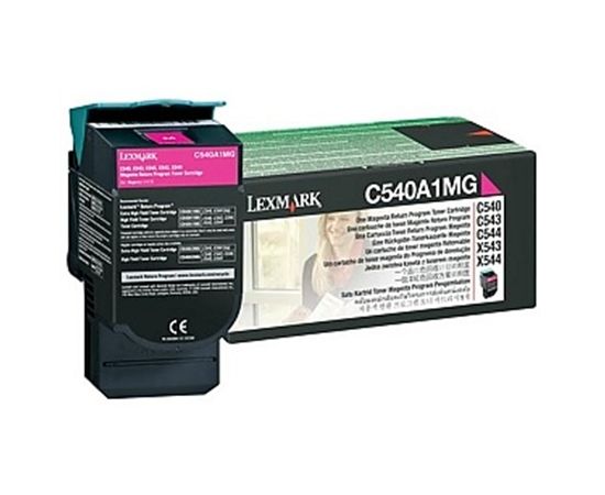 Lexmark C540H1MG Cartridge, Magenta, 2000 pages