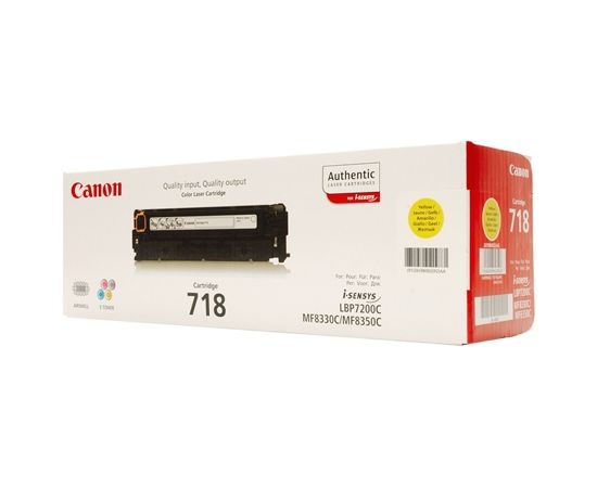 Canon 718 Y Toner Cartridge, Yellow