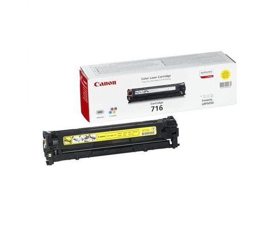 Canon 716Y Toner Cartridge, Yellow