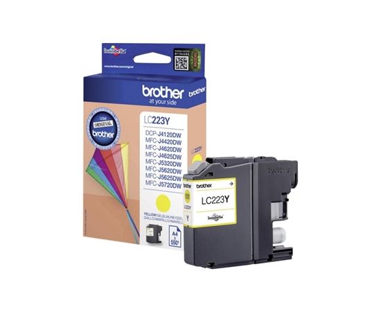 Brother LC-223Y Ink Cartridge, Yellow