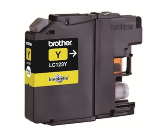 Brother LC123Y Ink Cartridge, Yellow