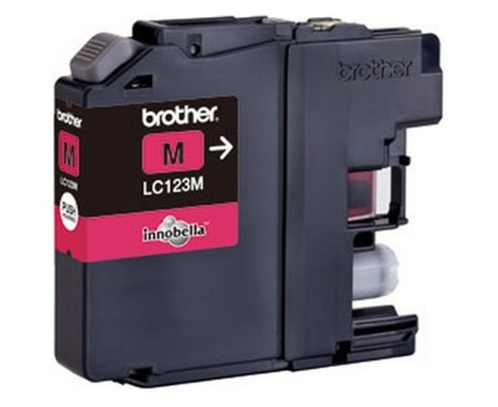 Brother LC123M Ink Cartridge, Magenta