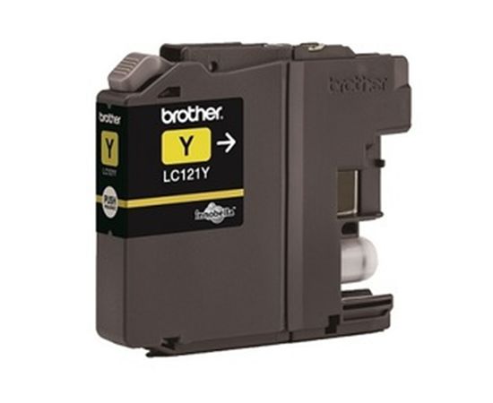 Brother LC-121Y Ink Cartridge, Yellow