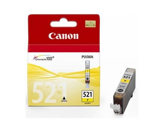 Canon CLI-521Y Ink Cartridge, Yellow