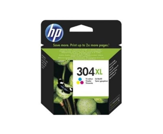 Hewlett-packard HP 304XL Tri-color Original Ink Cartridge (300 pages) / N9K07AE