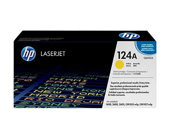 Hewlett-packard TONER YELLOW 124A /LJ1600/2K Q6002A HP