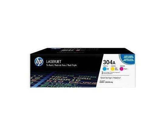 Hewlett-packard TONER CYAN/MAGENTA/YELLOW/304A 3-PACK CF372AM HP