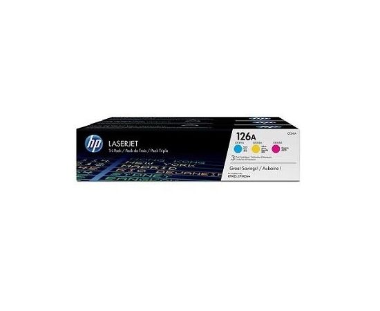 Hewlett-packard TONER CYAN/MAGENTA/YELLOW/126A 3-PACK CF341A HP