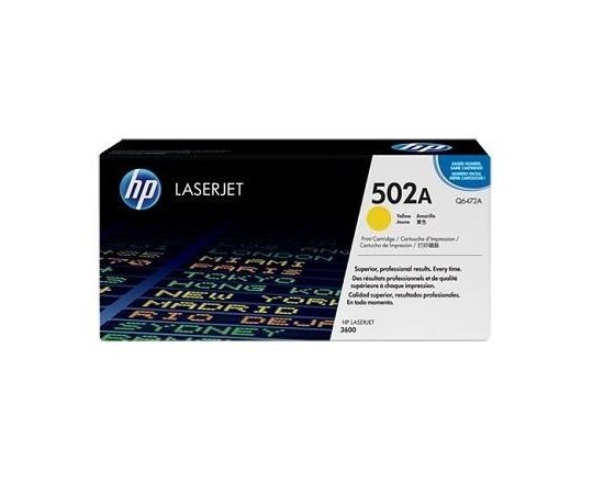 Hewlett-packard TONER YELLOW 502A /LJ3600/3800/4K Q6472A HP