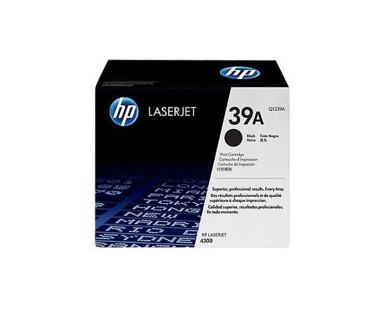 Hewlett-packard TONER BLACK 39A /LJ4300 18K/Q1339A HP